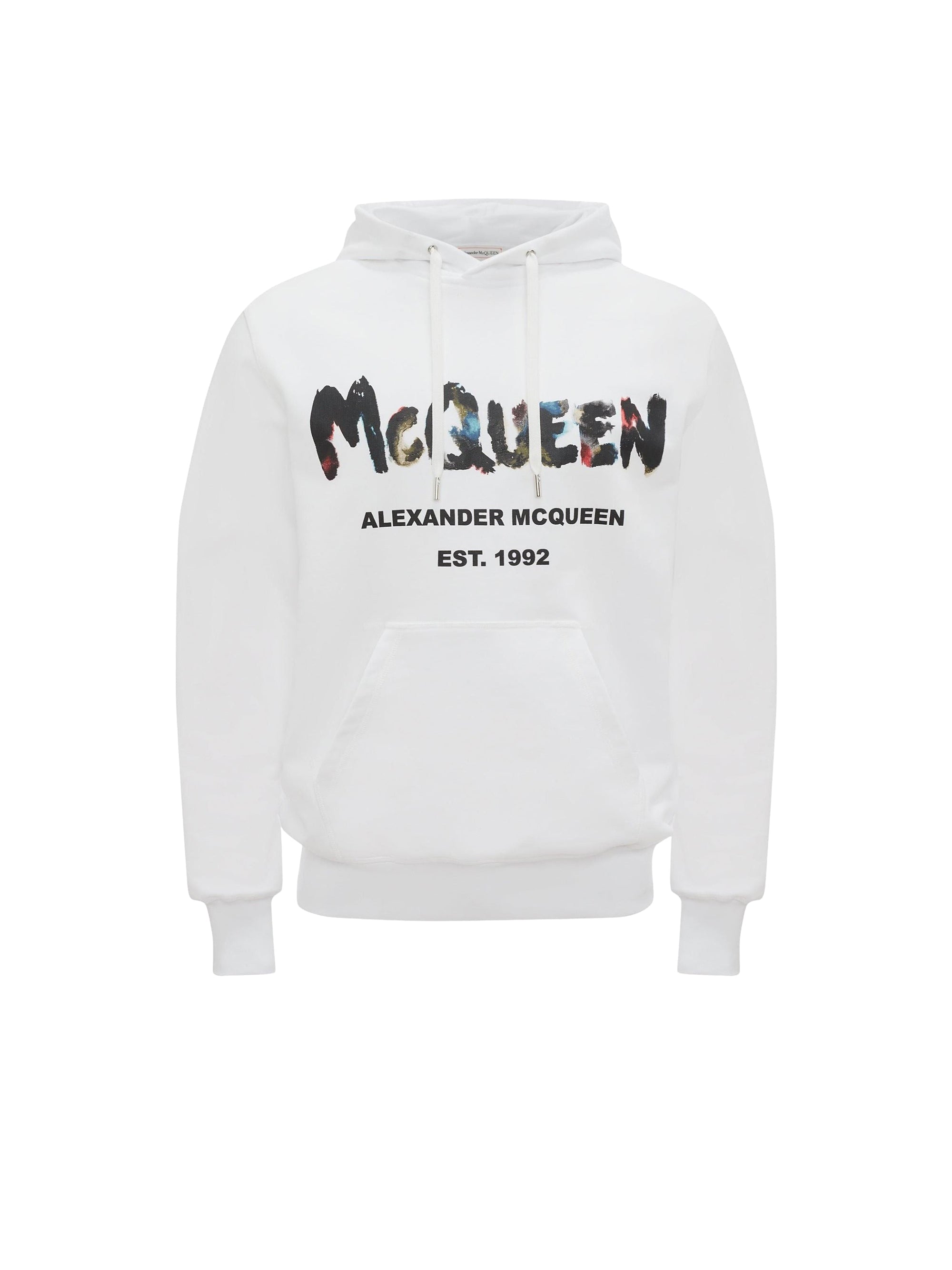 Sweat à capuche avec logo - White Mix