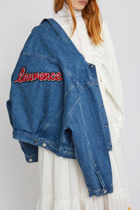 Veste Luke boutonnée en denim - Blue