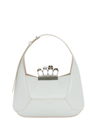 Sac The Jewelled en cuir - Soft Ivory