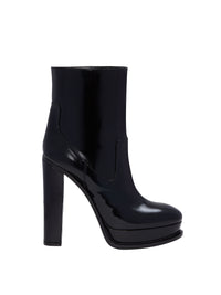 Bottines à plateforme 120 en cuir - Black