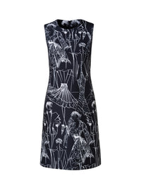 BLACK-ECRU DRESS