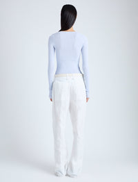 Pantalon droit Rory - White