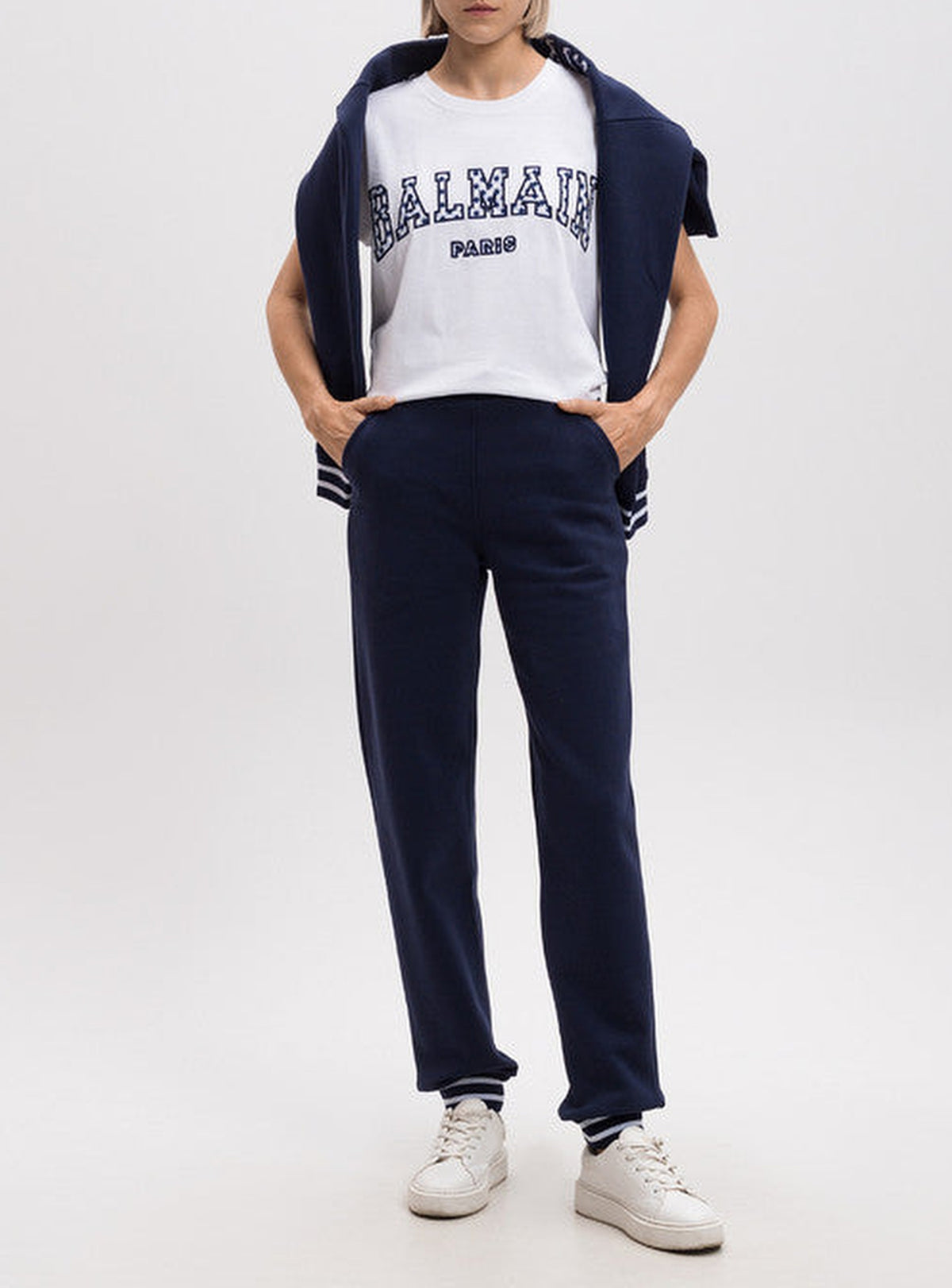 Pantalon de survêtement Vichy - Marine