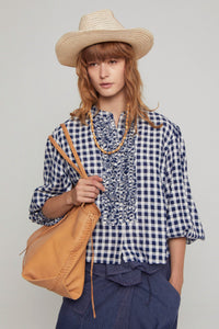 ZNOSTOCK_BLUE SHIRT MAGUETTE - Blue