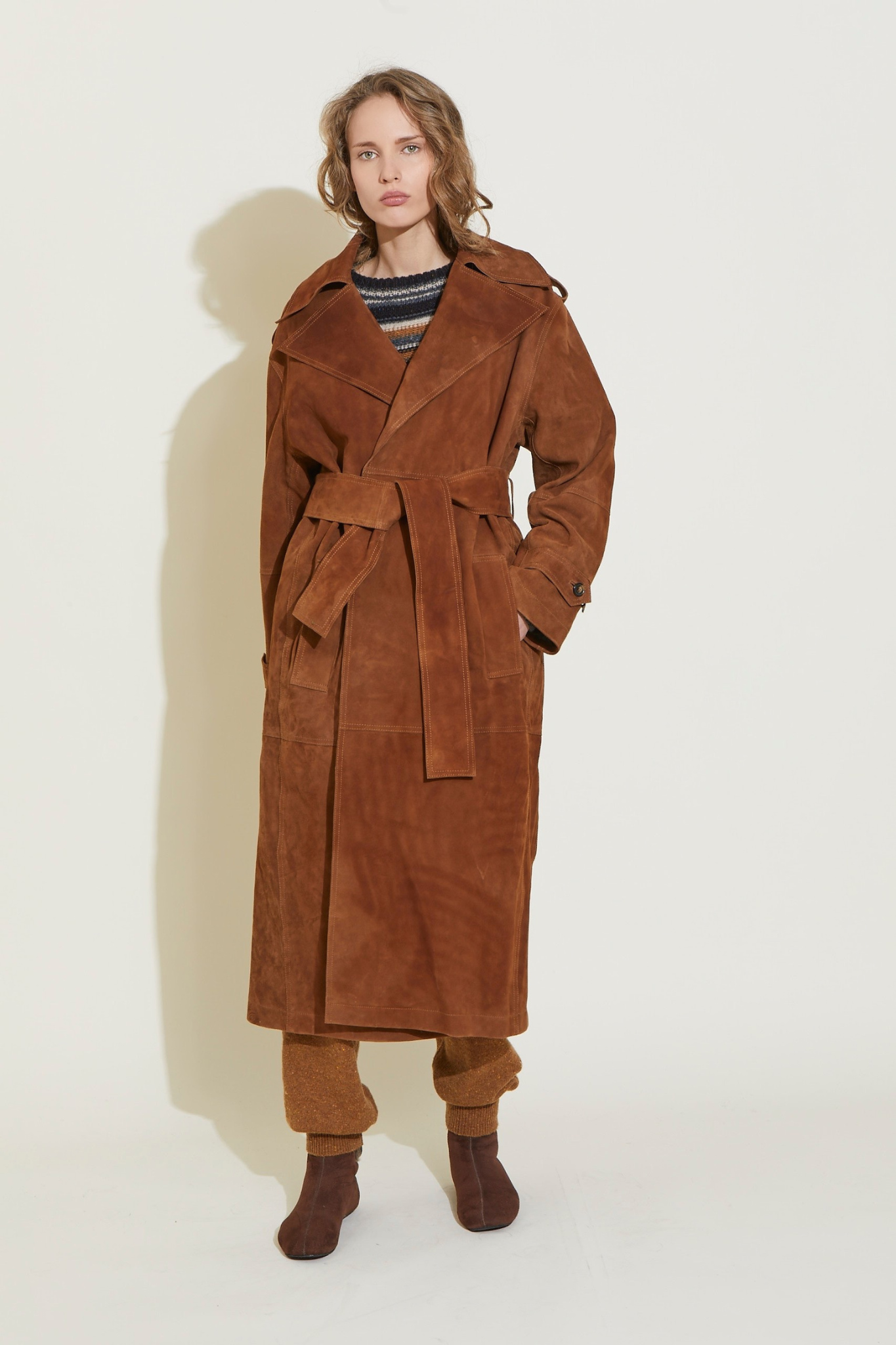 ZNOSTOCK_BROWN COAT ROLLS - Brown