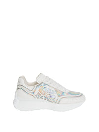 Sneakers avec logo - Silver White