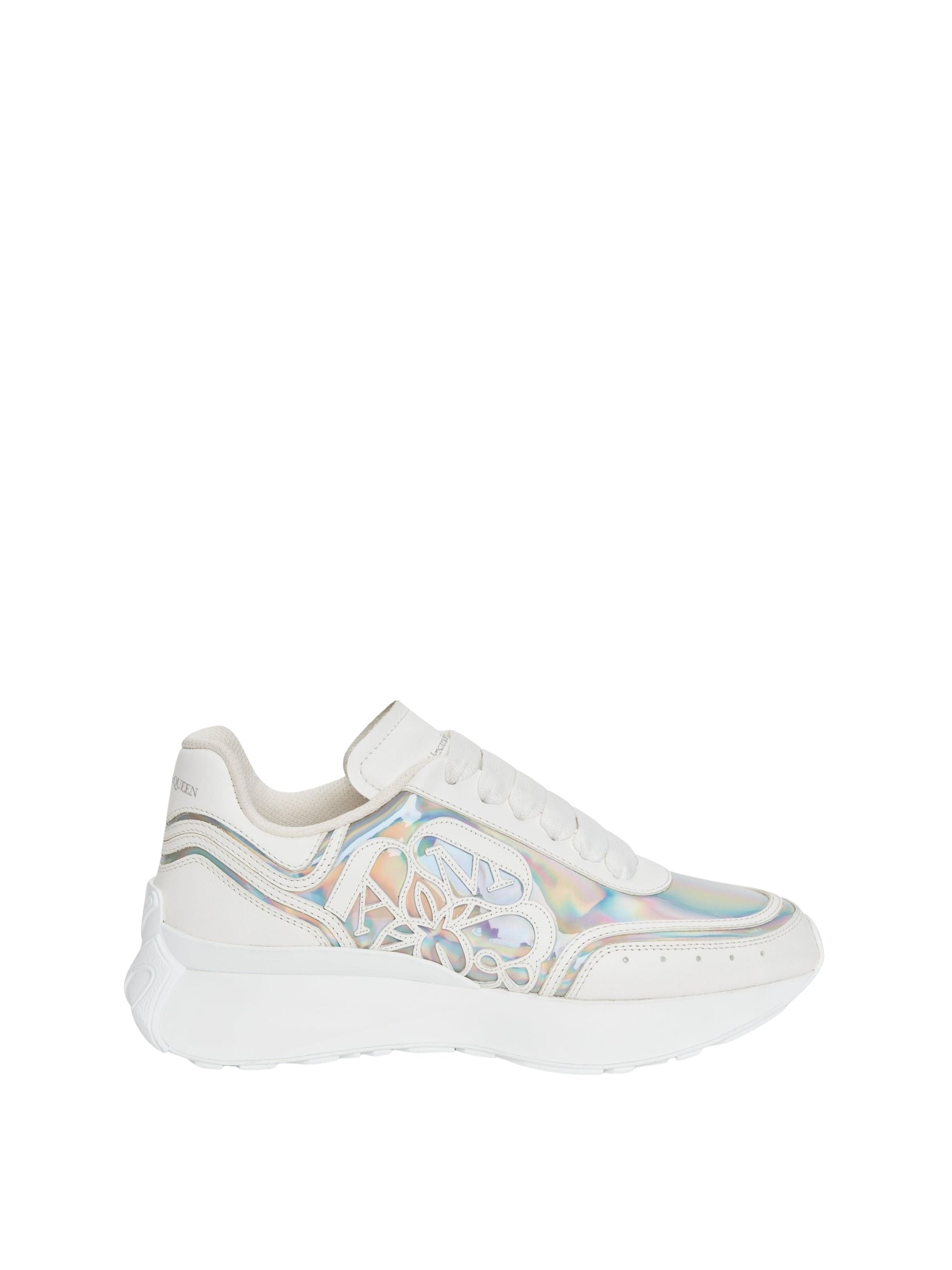 Sneakers avec logo - Silver White