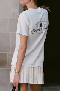 T-shirt oversize Syracuse - Bordeaux & Blanc
