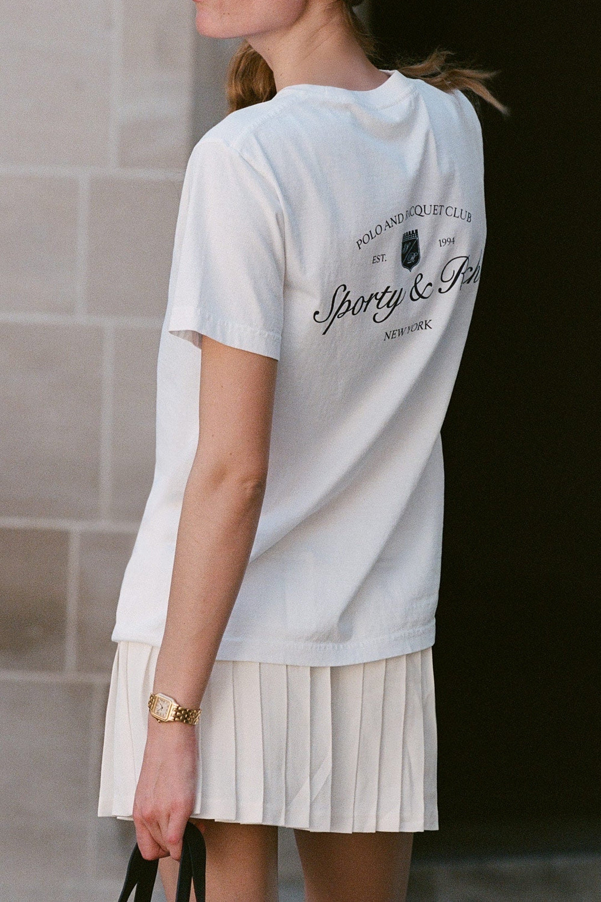 T-shirt oversize Syracuse - Bordeaux & Blanc