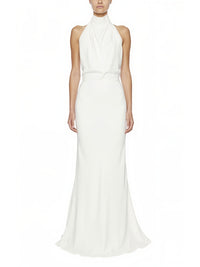 Robe longue dos nu - Light Ivory