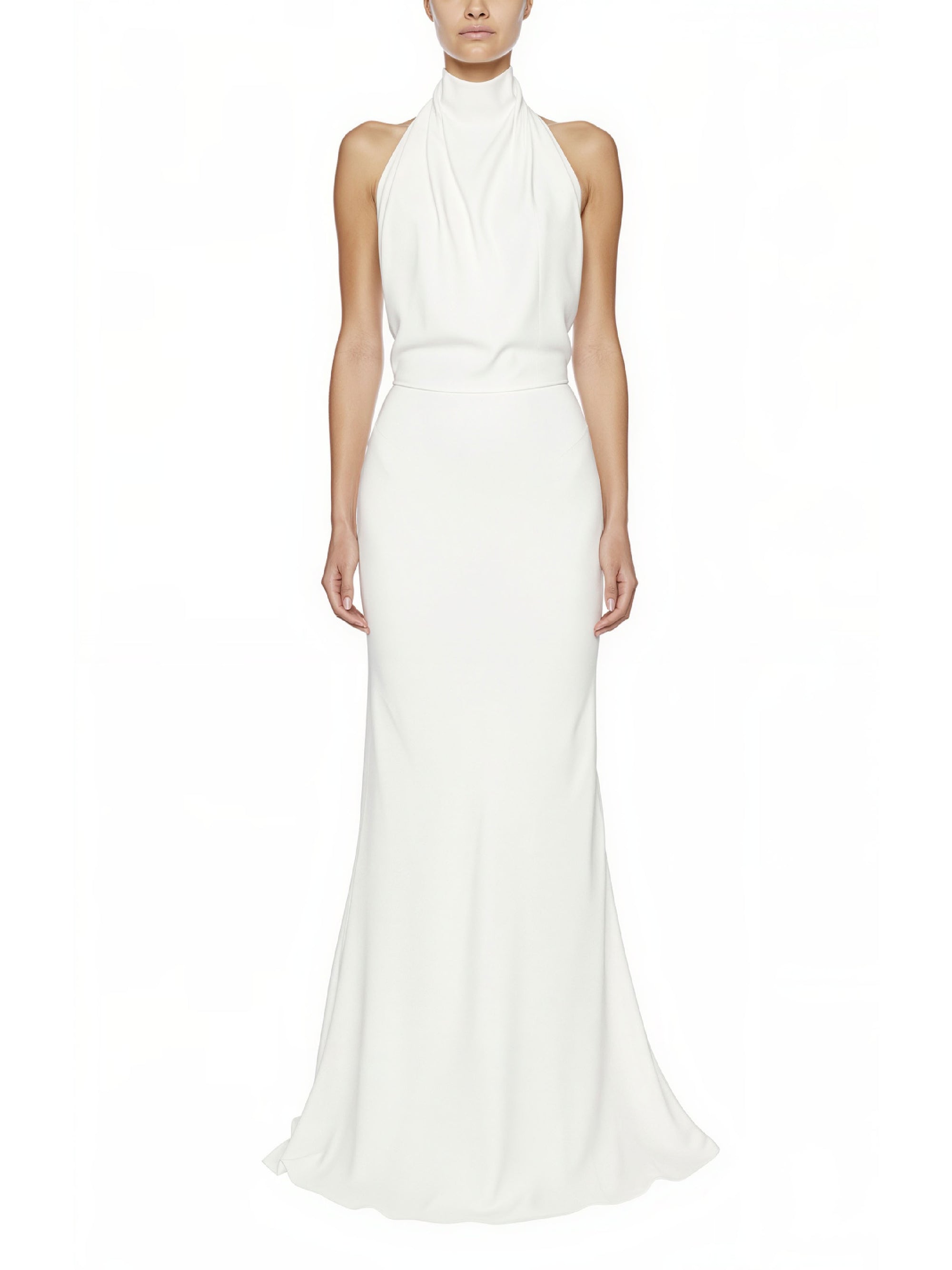 Robe longue dos nu - Light Ivory
