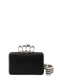 Minaudière The Brogue en cuir - Black