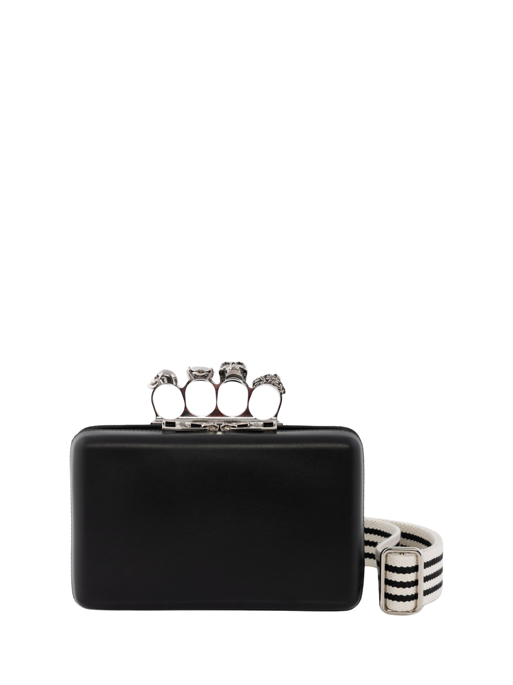 Minaudière The Brogue en cuir - Black