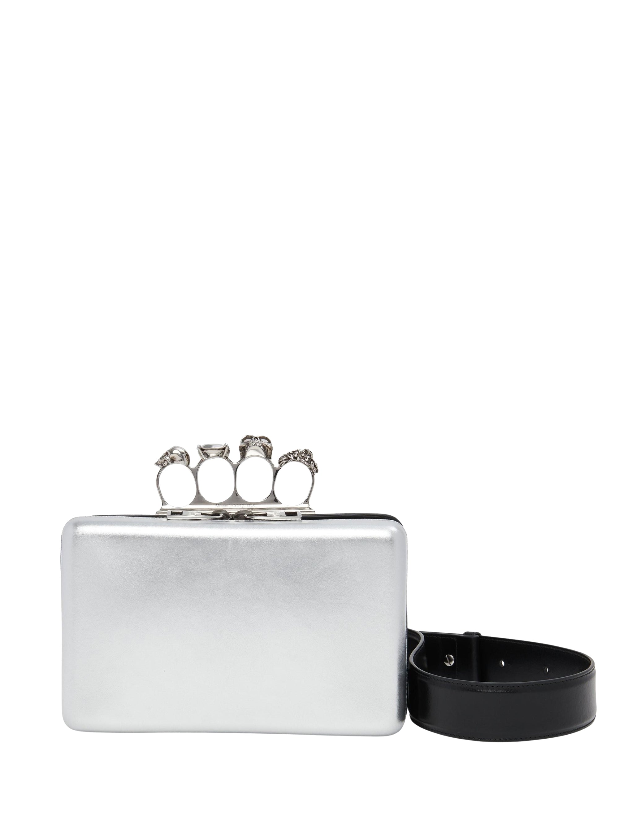Minaudière The Brogue - Silver Black
