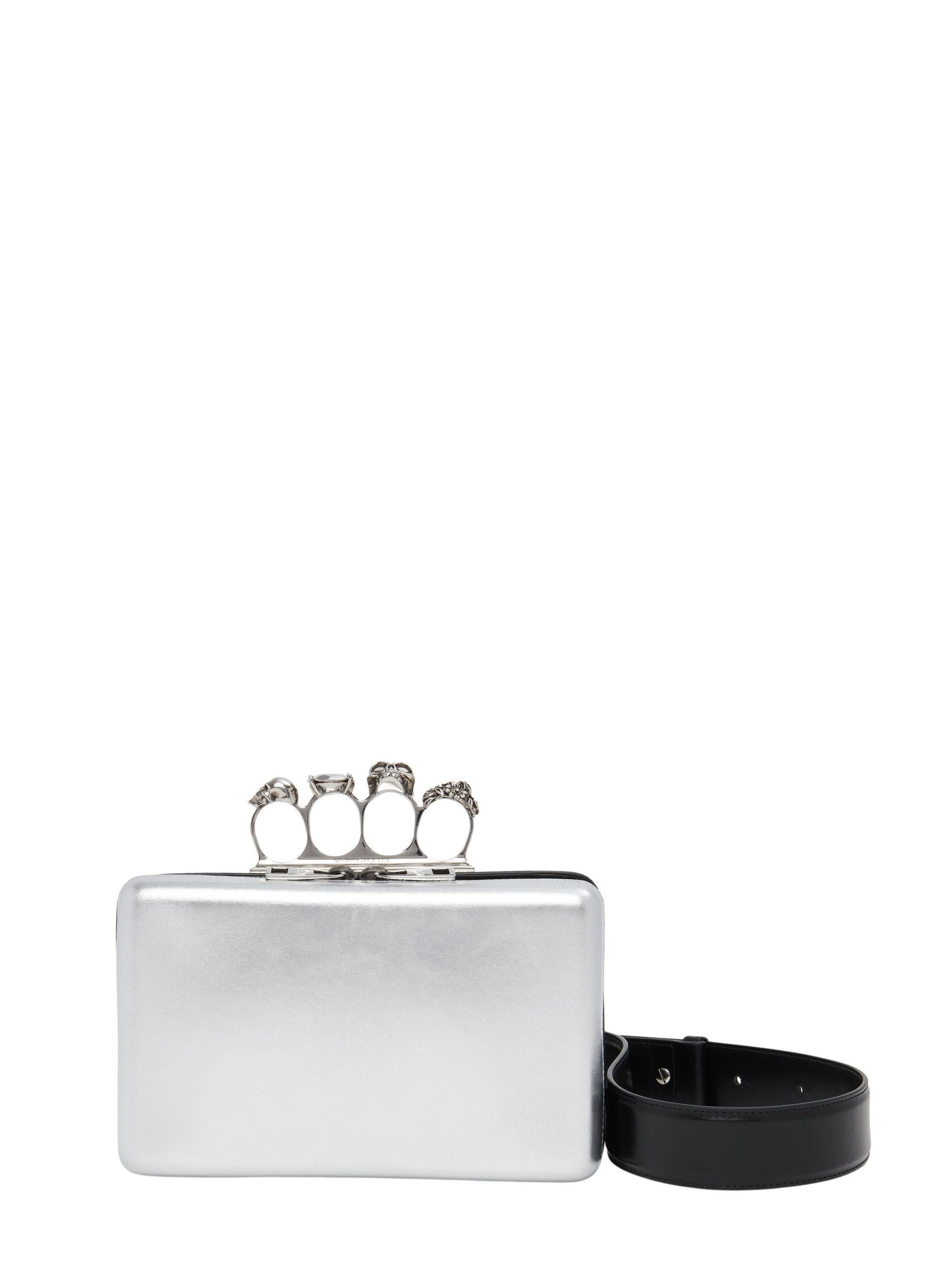 Minaudière The Brogue - Silver Black