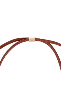 Collier Jemma en laiton - Dark Deep Red
