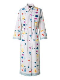 GREIGE-MULTICOLOR DRESS