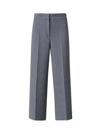BLACK-CREAM TROUSERS