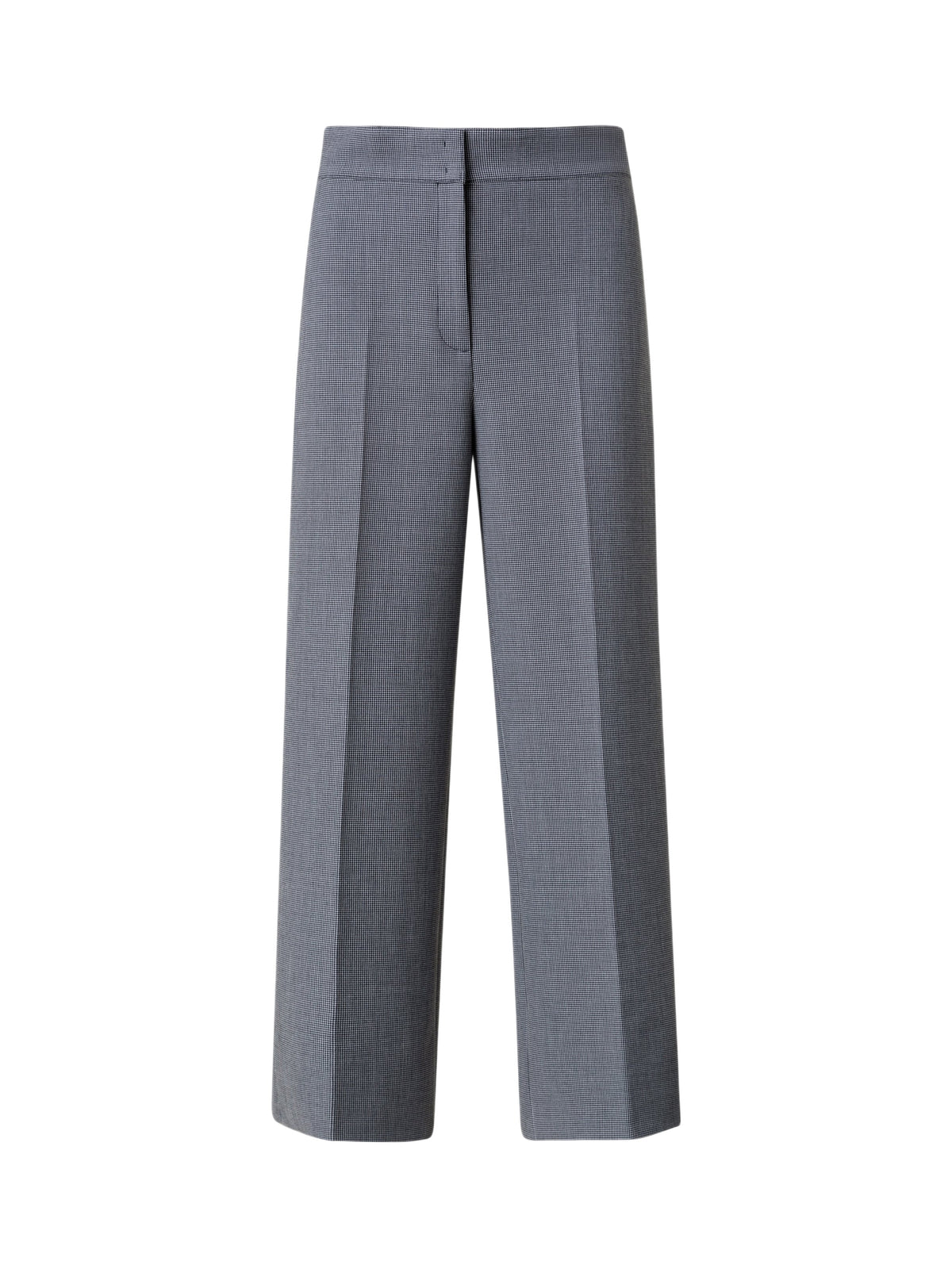 BLACK-CREAM TROUSERS