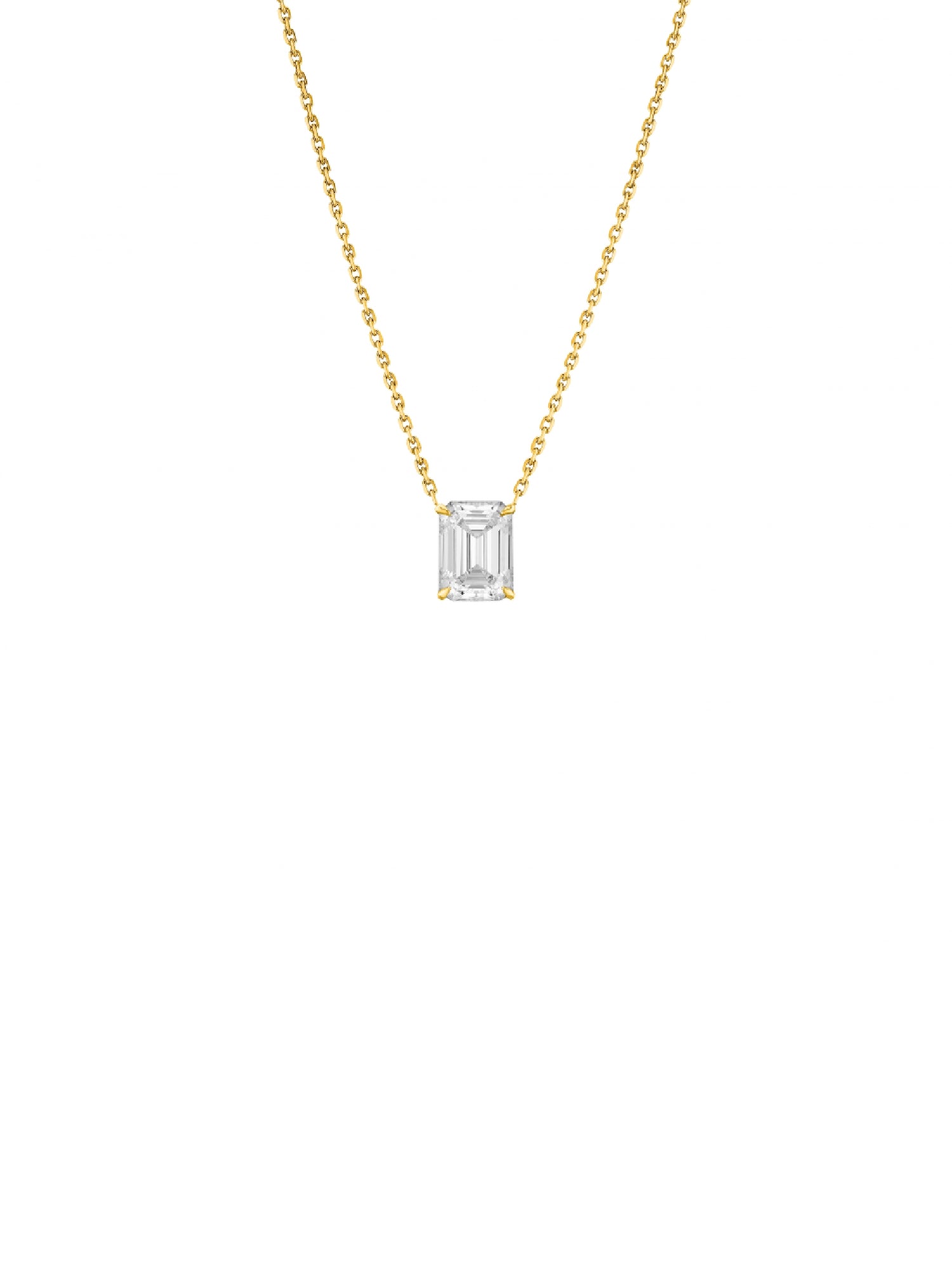 5qty NEW / Or jaune 18ct Pendentif en or jaune 18 carats sur chaîne // RECO : 588€