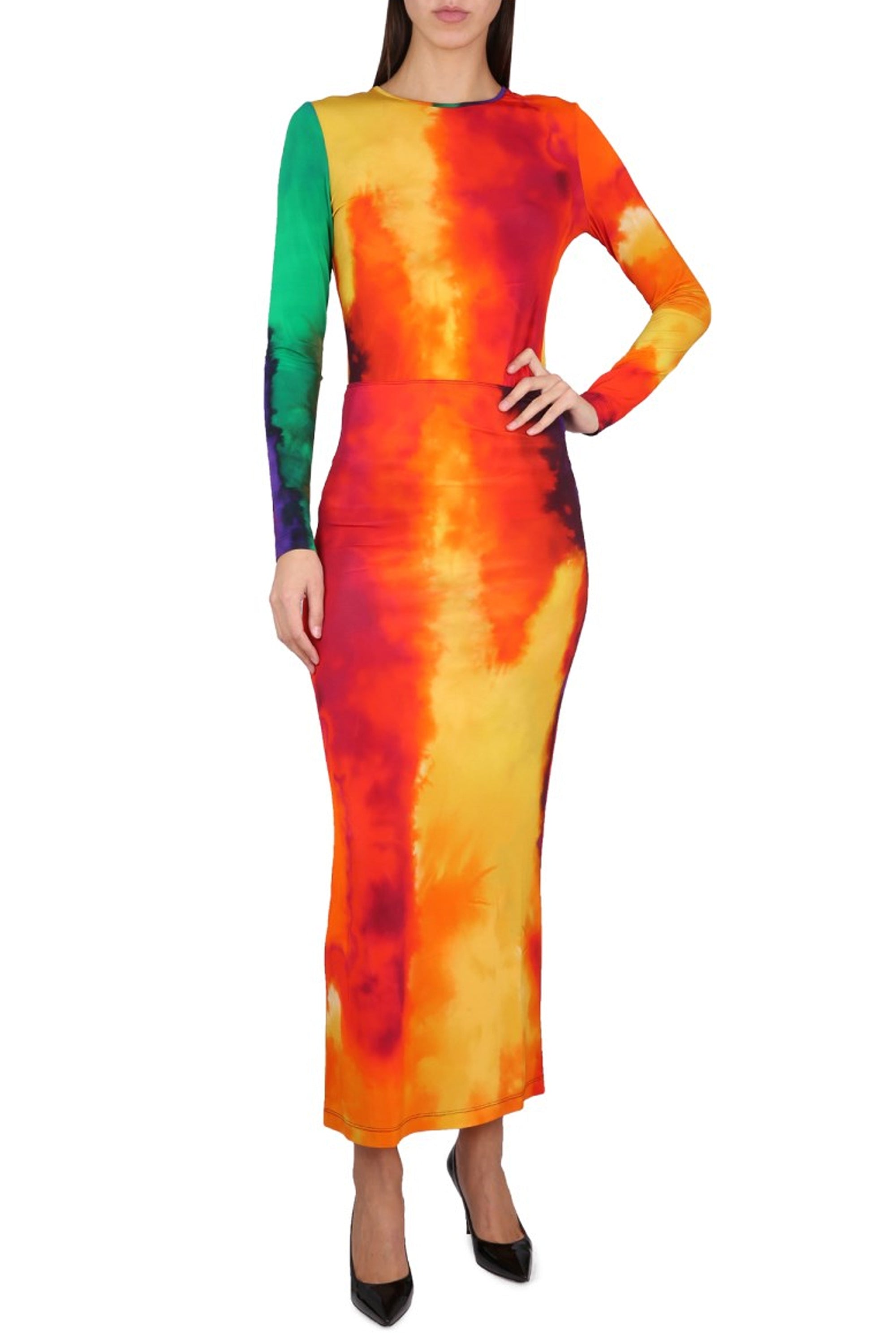 Long-sleeved printed top - Plastic Art
