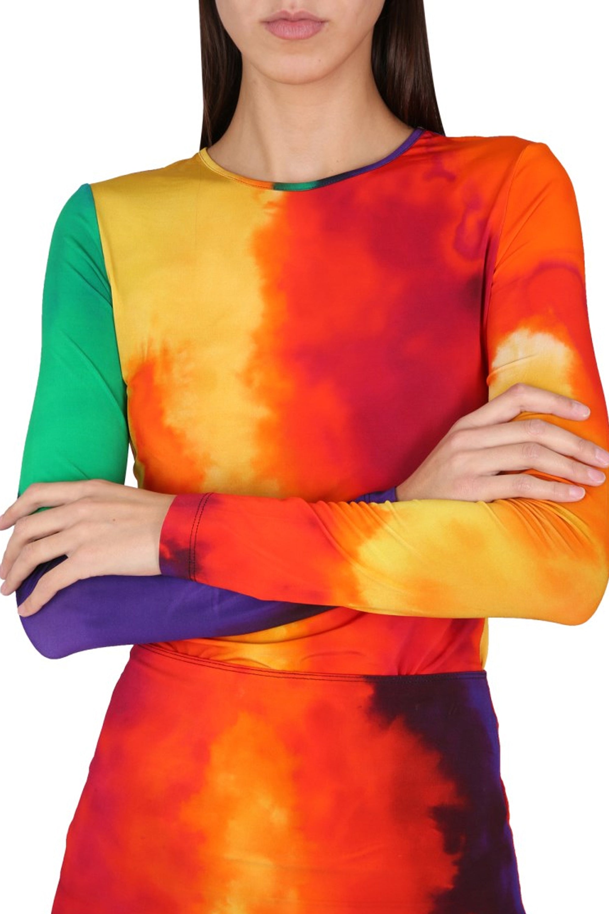Long-sleeved printed top - Plastic Art