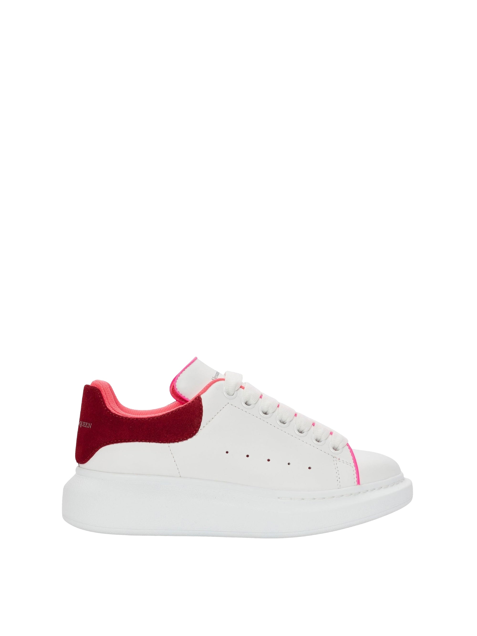 Sneakers à semelle épaisse en daim - White