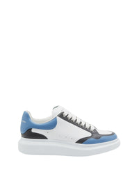 Sneakers à semelle épaisse en cuir - Navy Ash Grey White