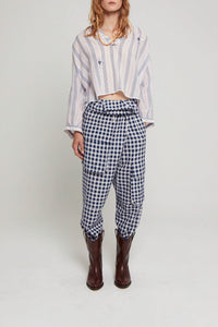 Blouse Julette coupe courte et ample - Pink