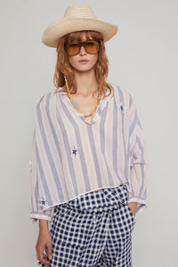 ZNOSTOCK_BLUE SHIRT JULETTE - Blue