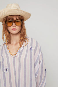 ZNOSTOCK_BLUE SHIRT JULETTE - Blue