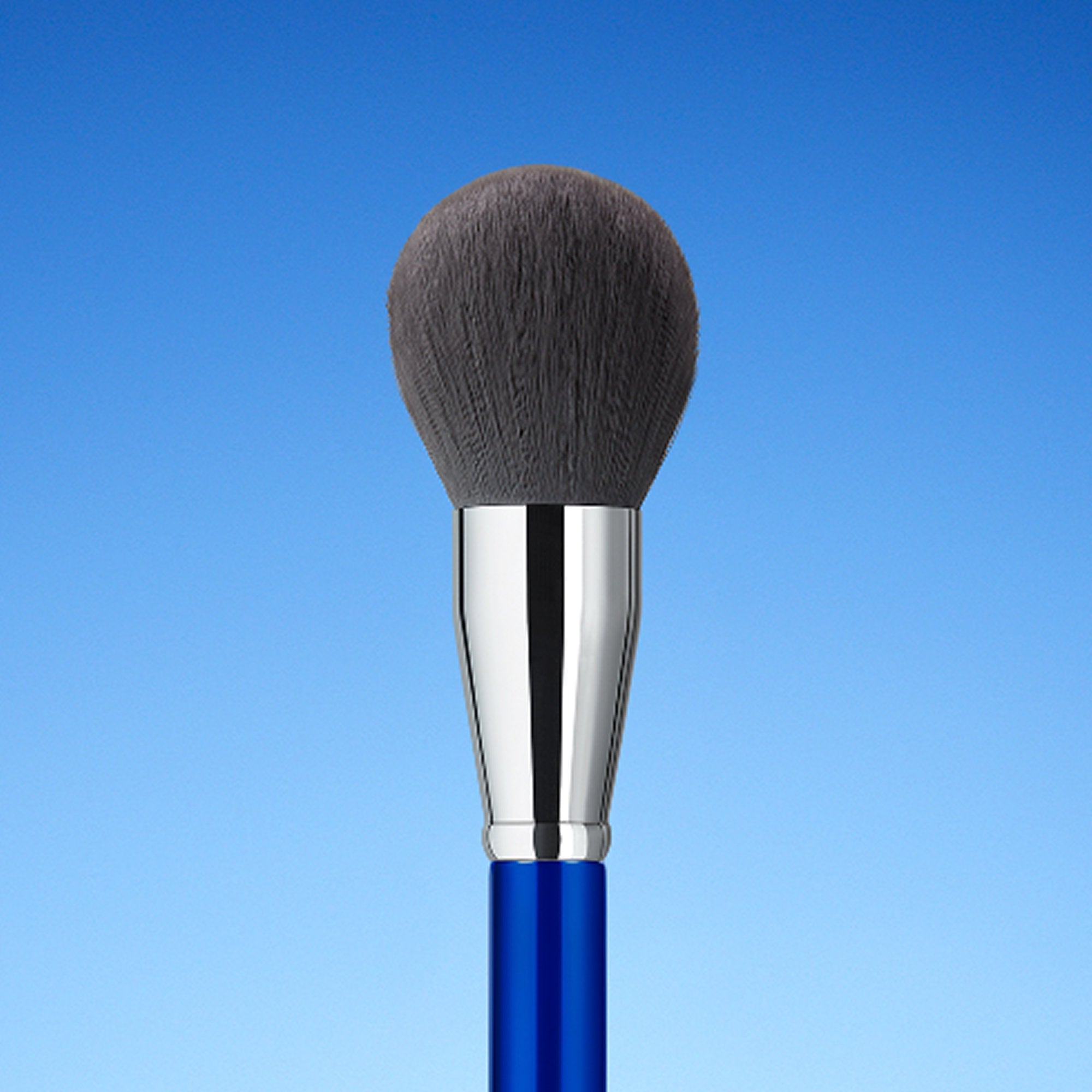 Pinceau pour poudre libre - Bleu & Argent