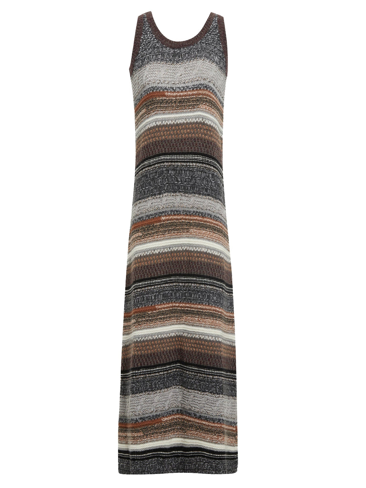 BASEPLUS_Multicolor Grey DRESS - Multicolor Grey