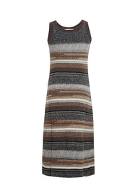 BASEPLUS_Multicolor Grey DRESS - Multicolor Grey