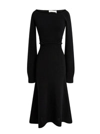 BASEPLUS_Black DRESS - Black