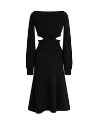 BASEPLUS_Black DRESS - Black