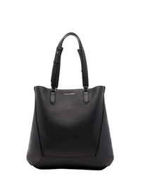 Sac cabas The Edge en cuir - Black