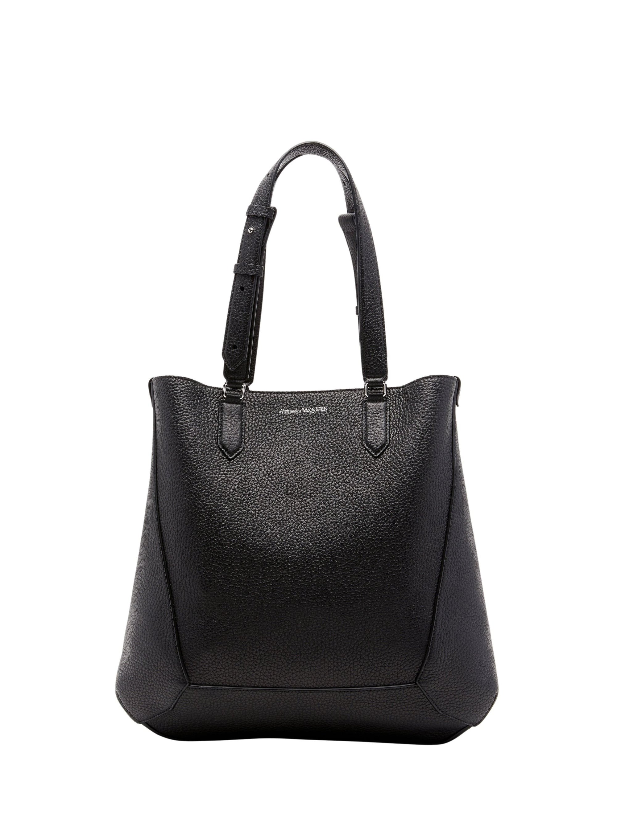 Sac cabas The Edge en cuir - Black