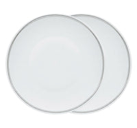 Set of 2 porcelain serving plates - Porcelain