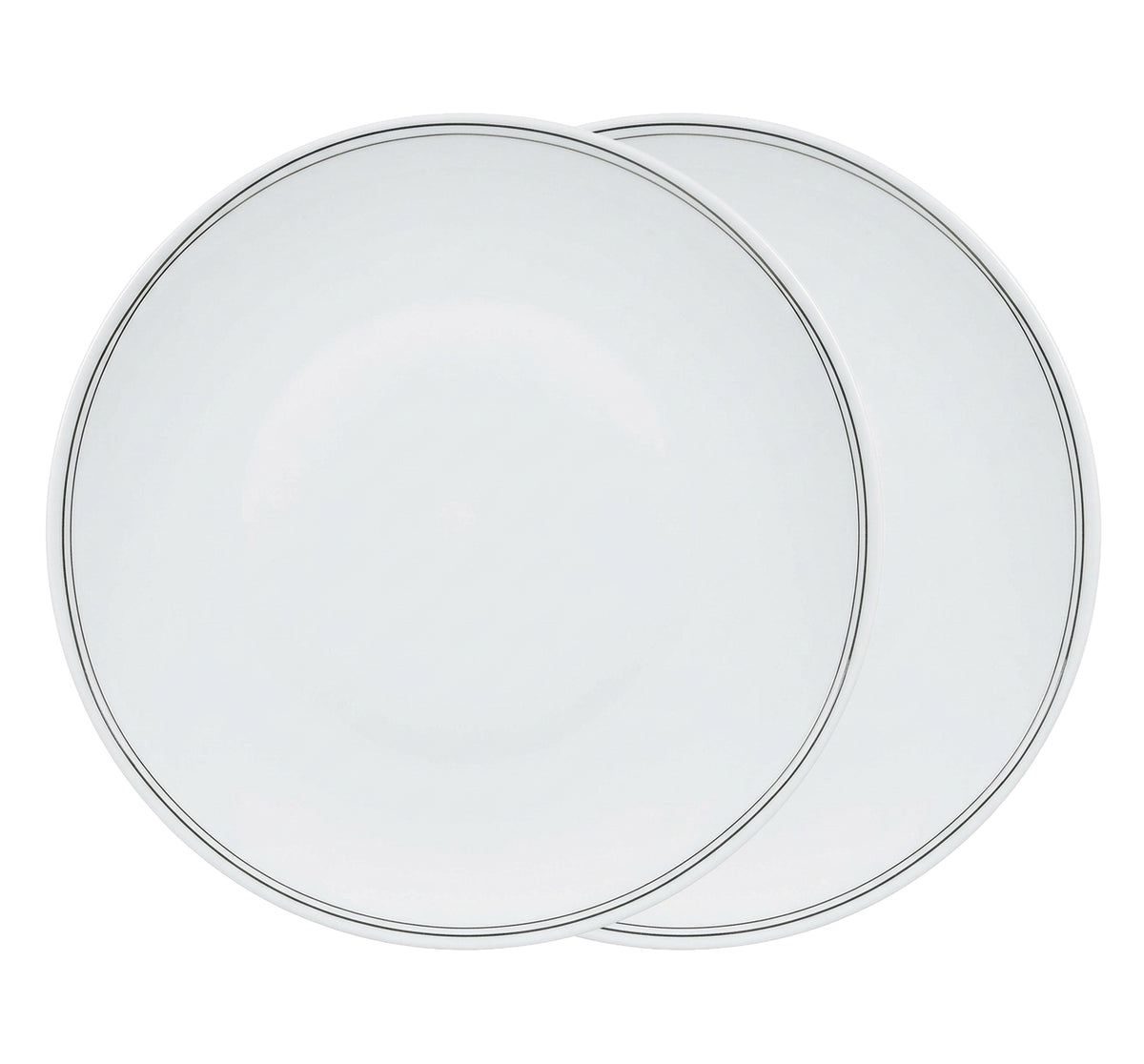Set of 2 porcelain serving plates - Porcelain
