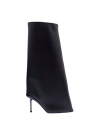 Bottes à talons en cuir - Black