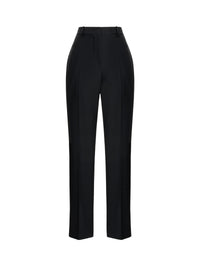 Pantalon avec poches en laine - Black