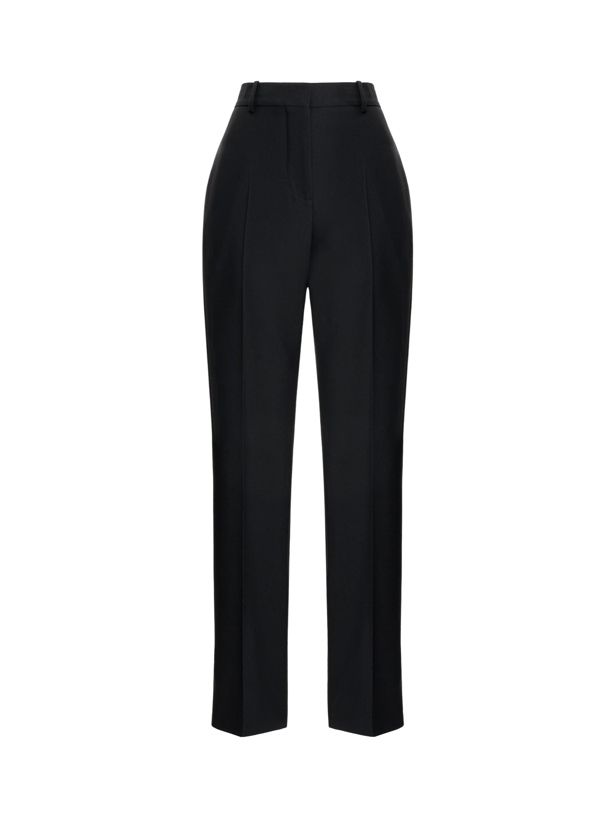 Pantalon avec poches en laine - Black