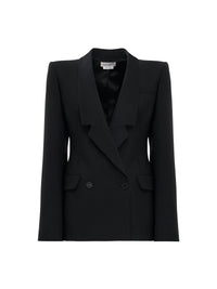 Blazer avec poches en laine - Black