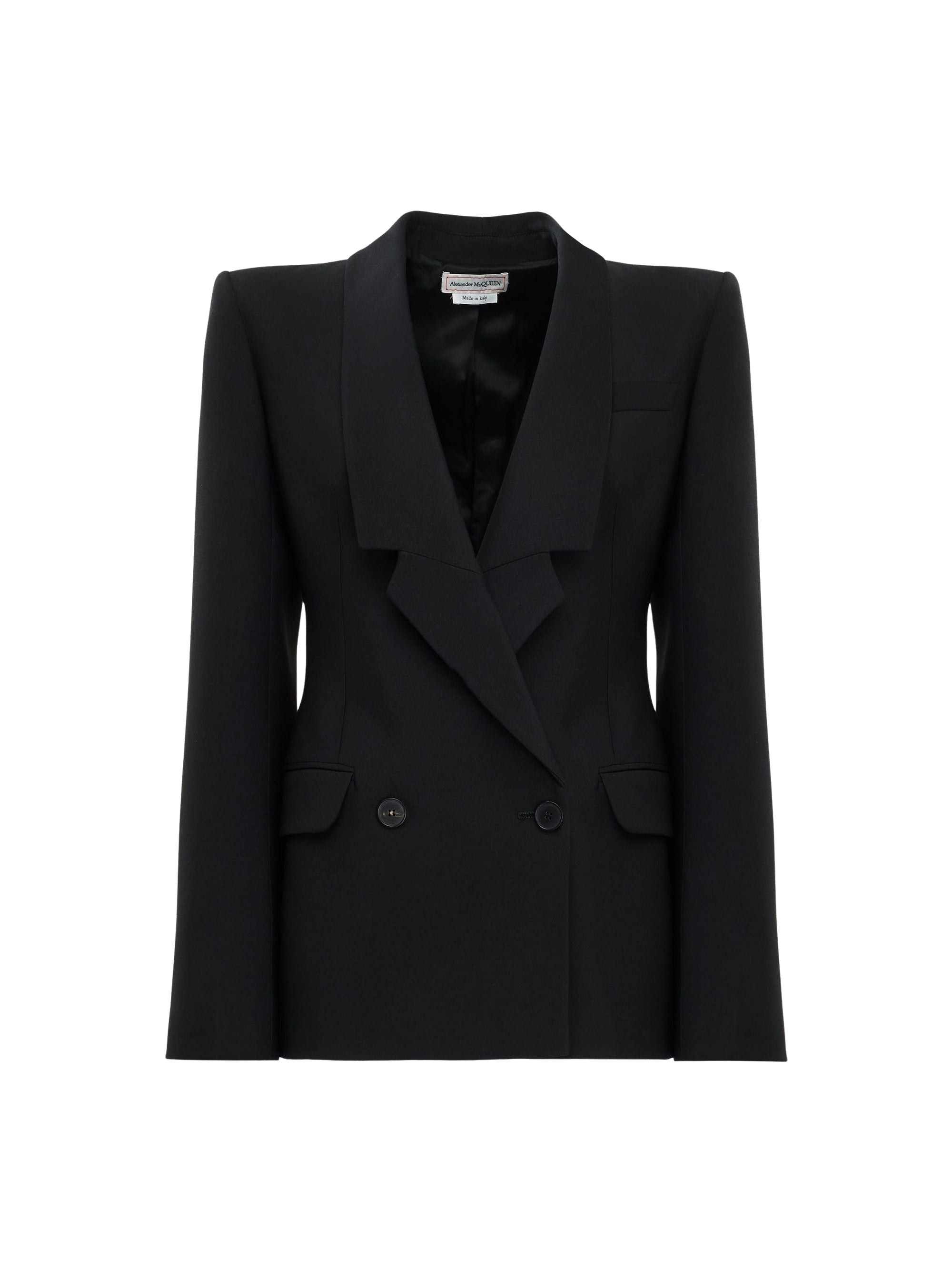 Blazer avec poches en laine - Black