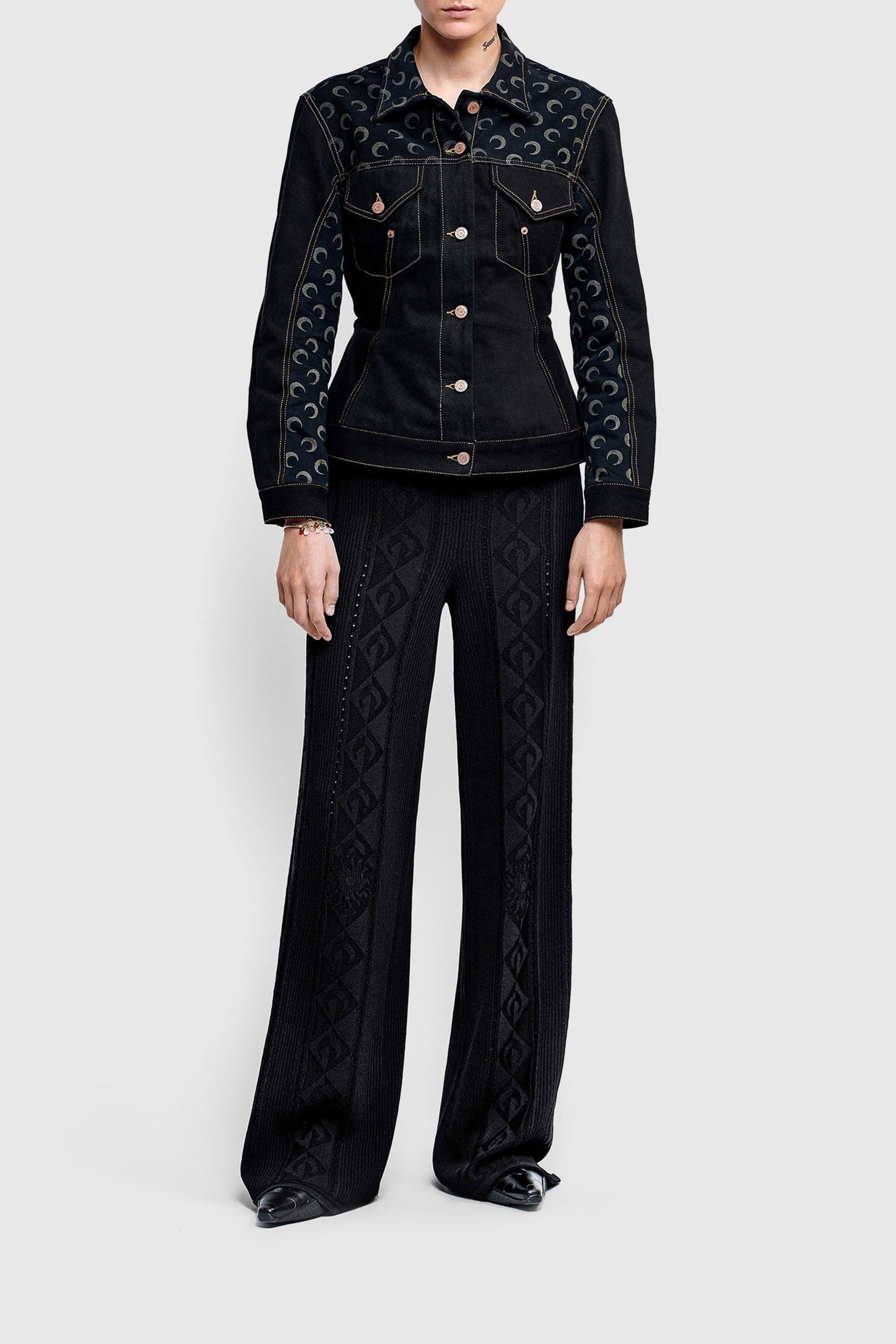 PRIX MARQUE : 320€_All Over Moon Black Veste - All Over Moon Black