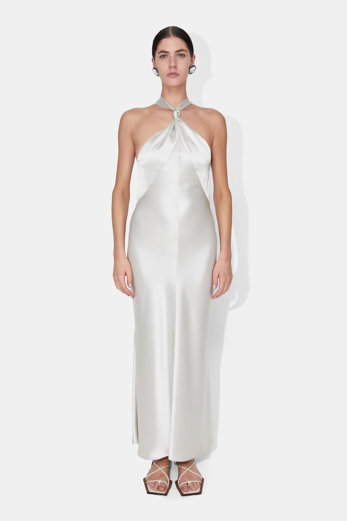 Santorini Dress - Platinum