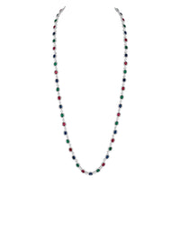 8qty NEW / Argent Rhodié Sautoir 90cm en argent rhodié // RECO : 1972€