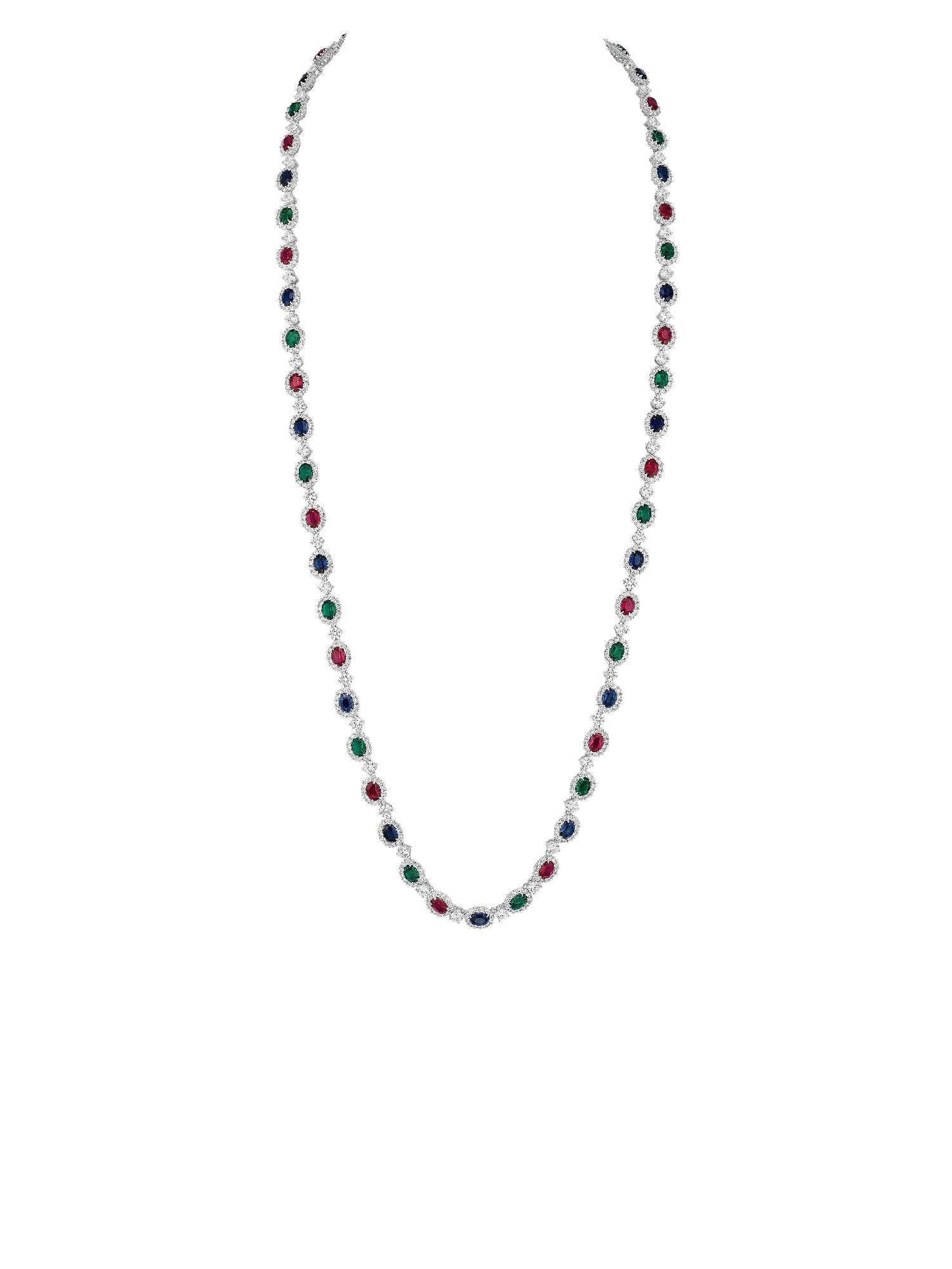 8qty NEW / Argent Rhodié Sautoir 90cm en argent rhodié // RECO : 1972€