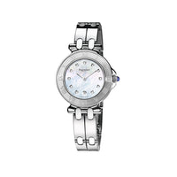 Montre Moorea en acier sertie de diamants 29 mm - Nacre